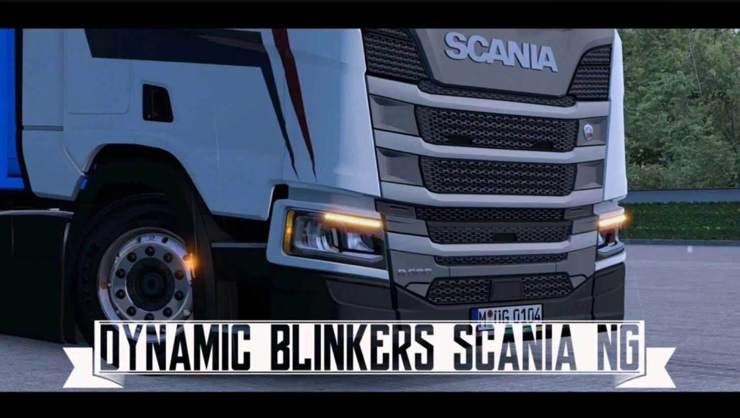 Dynamic Blinkers Scania NextGen v1.1 1.49 ETS2 Euro Truck Simulator 2
