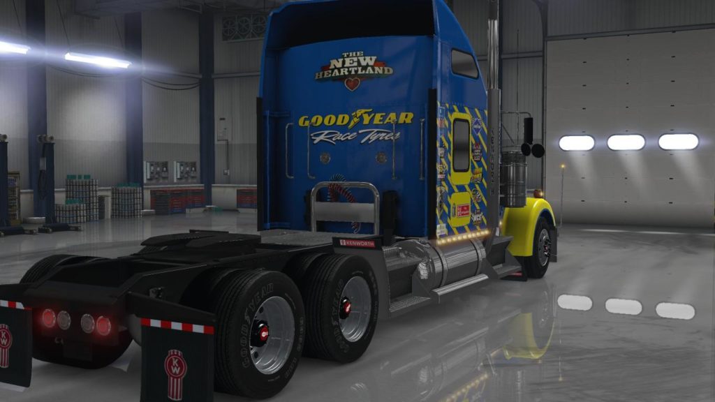 UNCLE D LOGISTICS GOODYEAR RACING KENWORTH W900 MOD ATS - Euro Truck ...