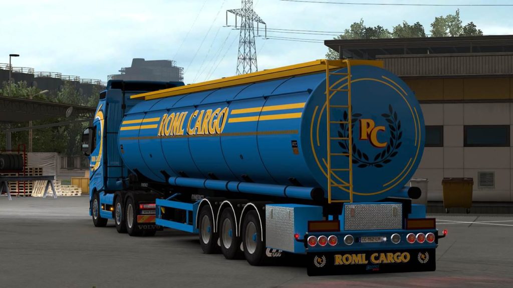 Roml ROML CARGO VOLVO FH4 AND MENCI CISTERN SKINPACK 1.33.X ETS2 - Euro ...
