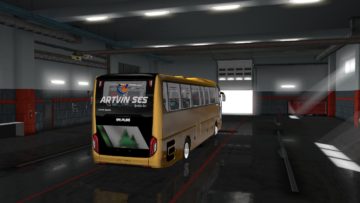 NEW BUS – MAN COACH – ETS2 1.35.X V1.1 BUS thumbnail 14