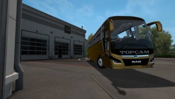 NEW BUS – MAN COACH – ETS2 1.35.X V1.1 BUS thumbnail 11