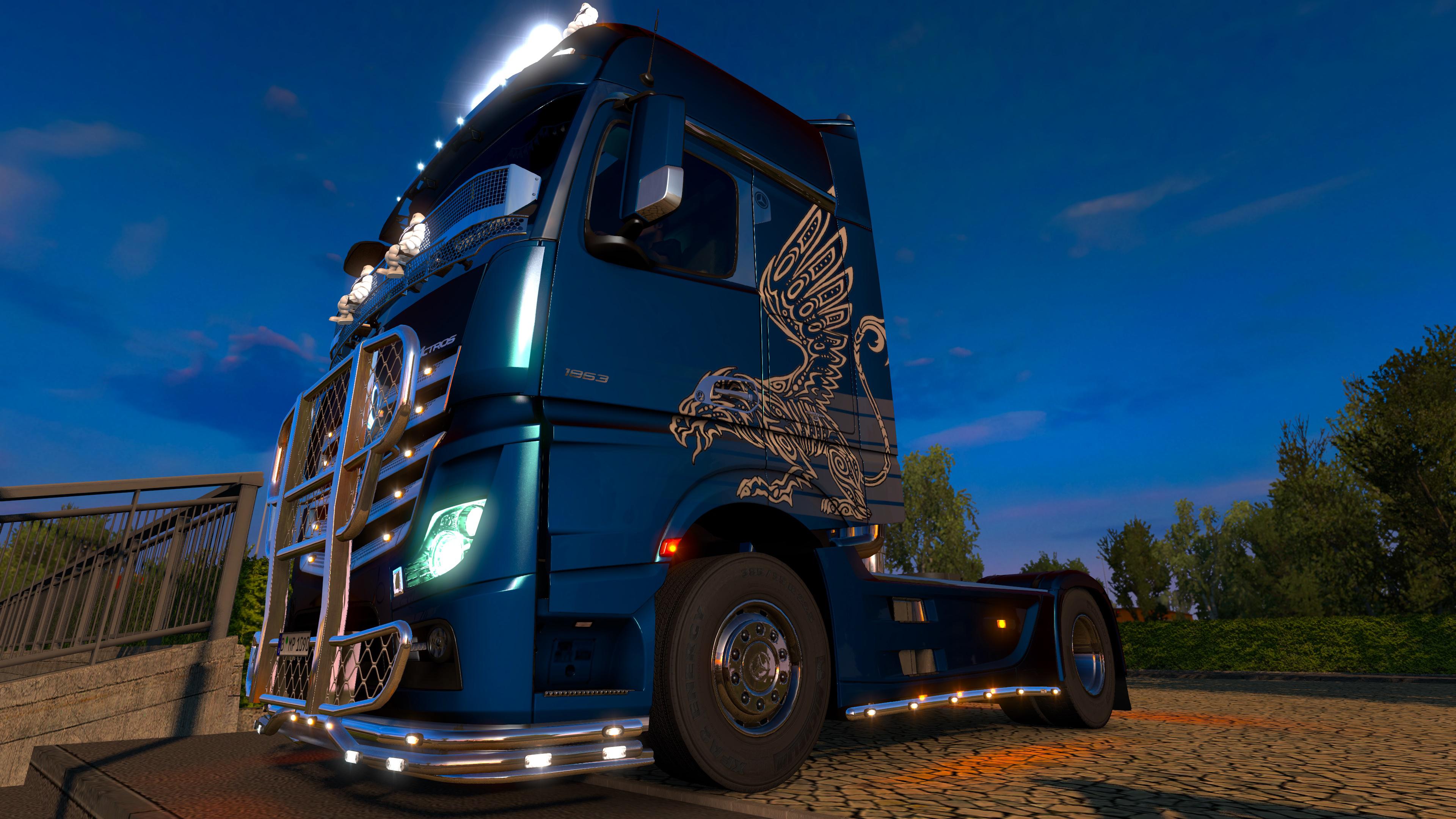 MB New ACTROS PACK 6 TRUCKS MULTIPLAYER + TRUCKERSMP v1.0 ETS2 thumbnail 3