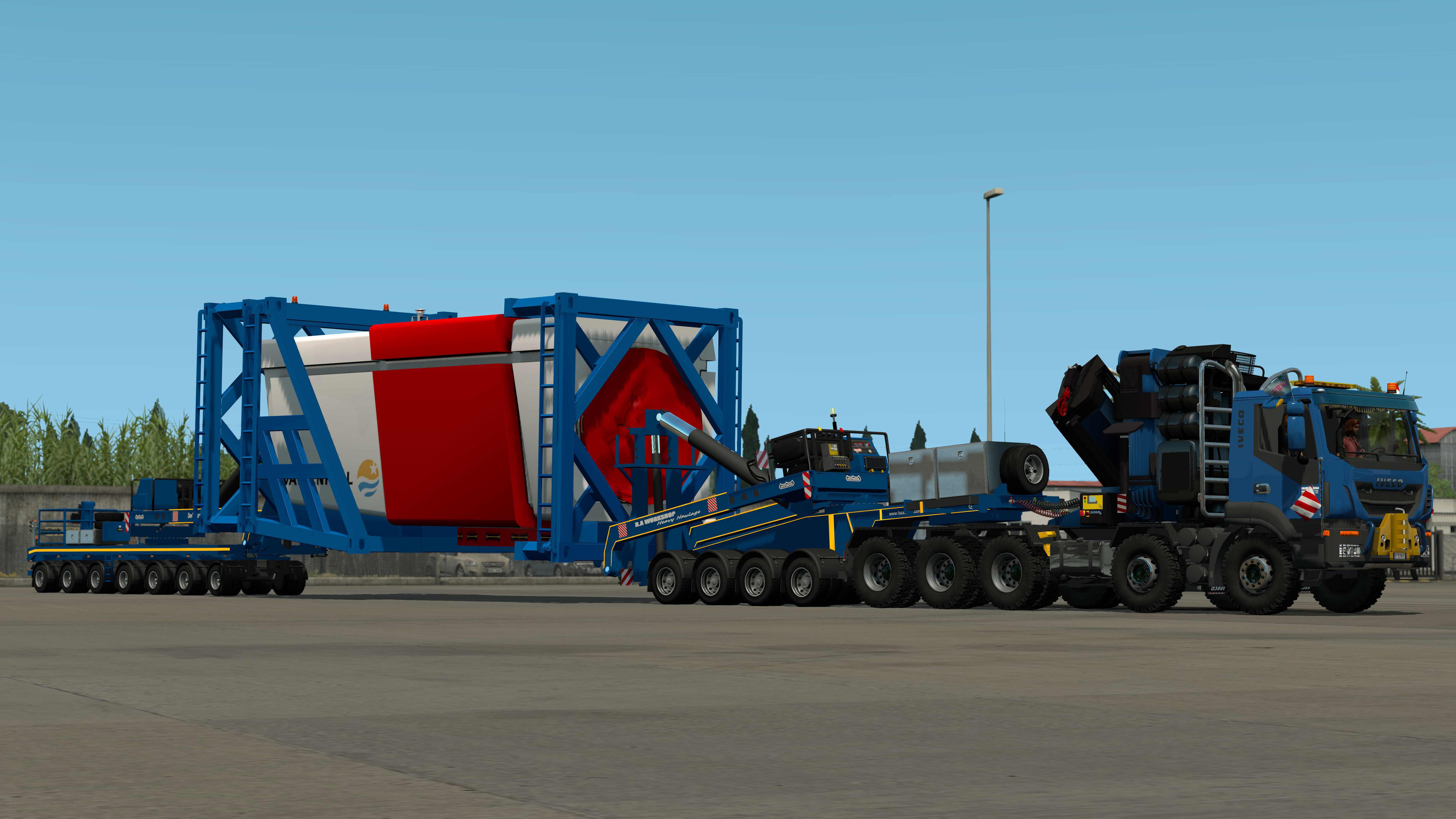 NOOTEBOOM Wind BLADE SPECIAL AND REGULAR TRANSPORT 1.38 ETS2 thumbnail 3