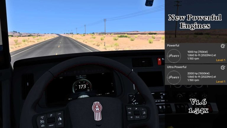 New Powerful Engines V1.6 1.54x ATS - Euro Truck Simulator 2 Mods ...