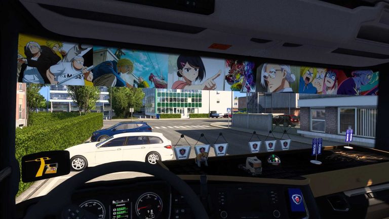 Sakamoto Days Scania Window Sticker Pack v1.0 ETS2 - Euro Truck ...