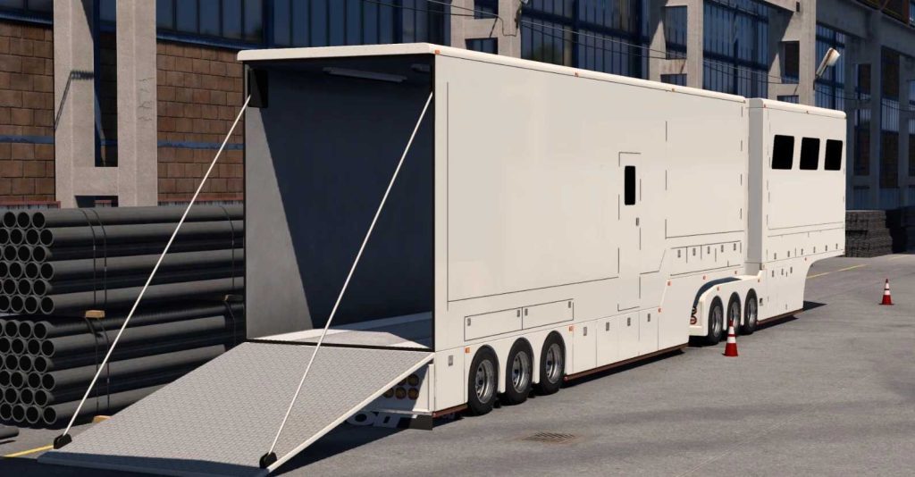 Ownable Racing Trailer v1.56/1.57 ETS2 - Euro Truck Simulator 2 Mods ...