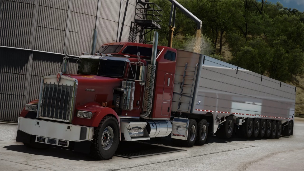 TITAN Unibody Hopper v1.0 para American Truck Simulator: Mod Imperdível