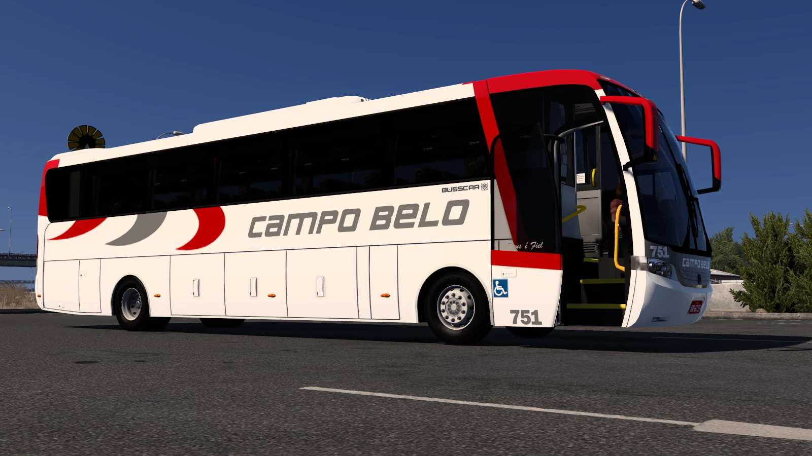 Mod gratuito do Busscar VisstaBuss LO sobre chassi Scania K124 chega ao Euro Truck Simulator 2