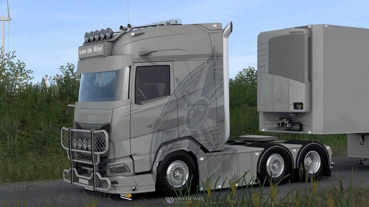 Ets2 e Ats recebem mod Daf Xg+ 530 Van de Wiel v5.0 grátis com tuning e interior exclusivo
