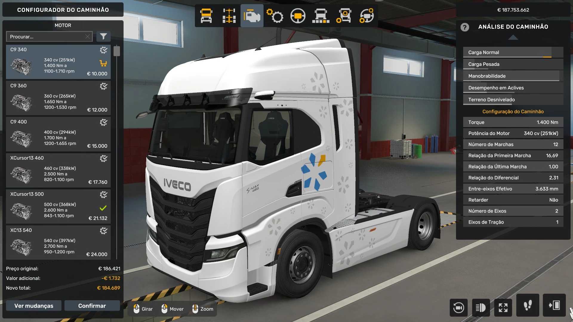 Motores ENGINES 23 04 2026 v1.0 grátis para ETS2: turbine seu caminhão agora
