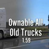 Ownable All Old Trucks – Dealer Unlock v1.59 ETS2 thumbnail 3