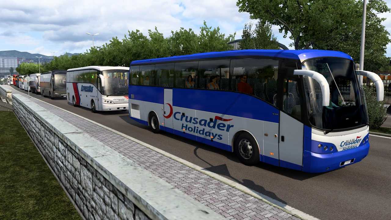 Bus traffic by Taina95 v1.60 ETS2