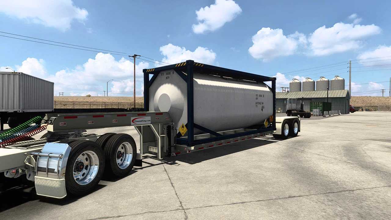 Chassis King Double Drop Container Chassis v1.0 1.60 ATS - Euro Truck ...