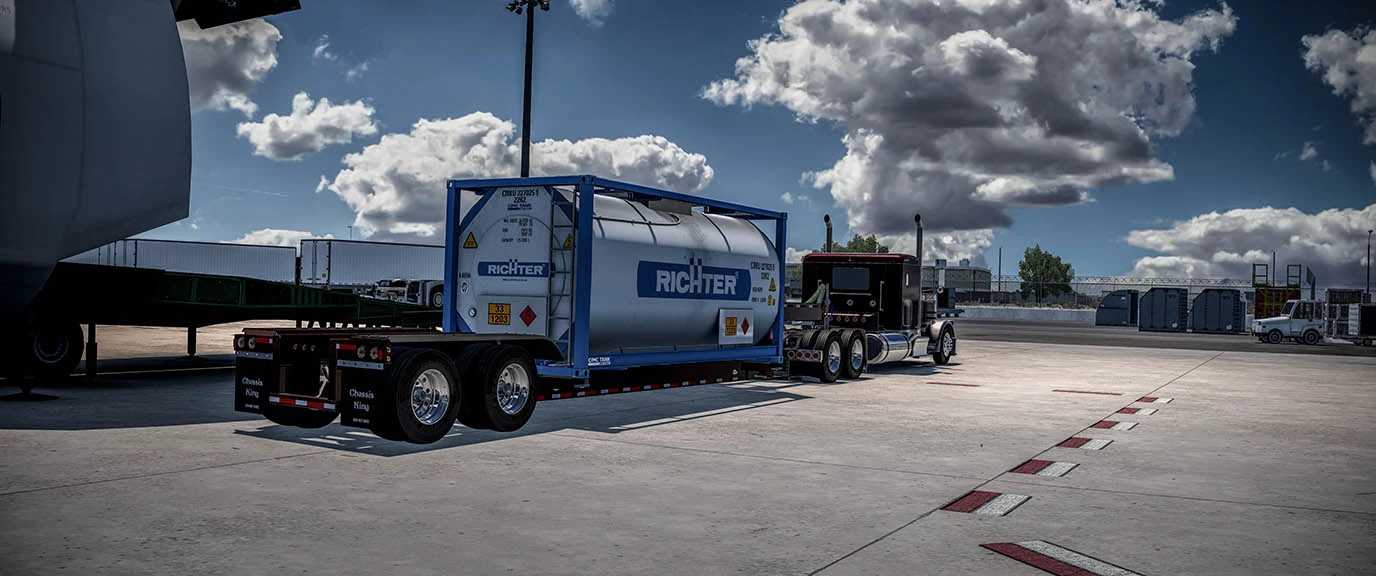 Chassis King Double Drop Container Chassis v1.0 1.60 ATS - Euro Truck ...