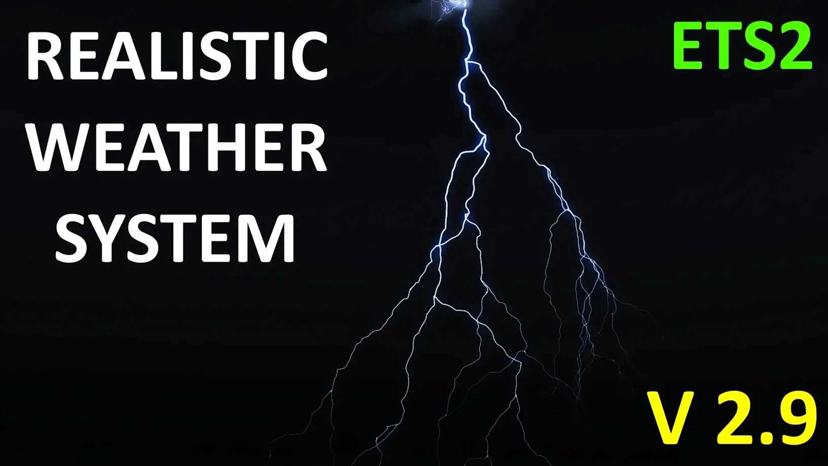Realistic Weather System 1.60 ETS2