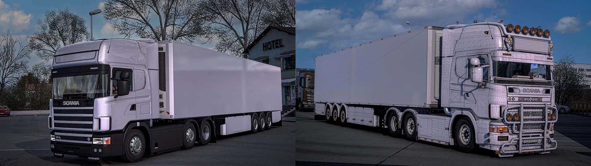 Scania Dynamic Scania Lion 164L V8 Special Megamod v1.60 ETS2 - Euro Truck Simulator 2 ...