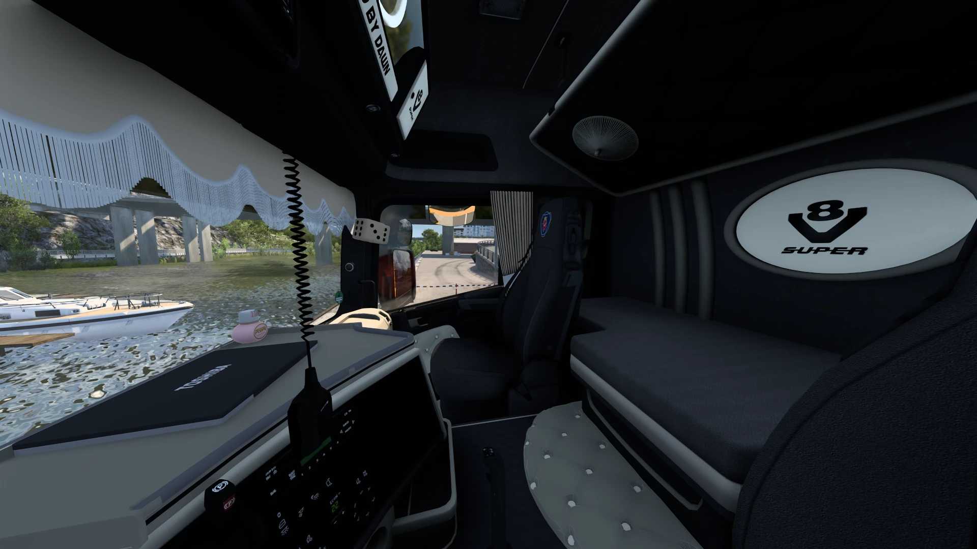 Yellow Scania R500 Greek Style v1.0 ETS2 thumbnail 2