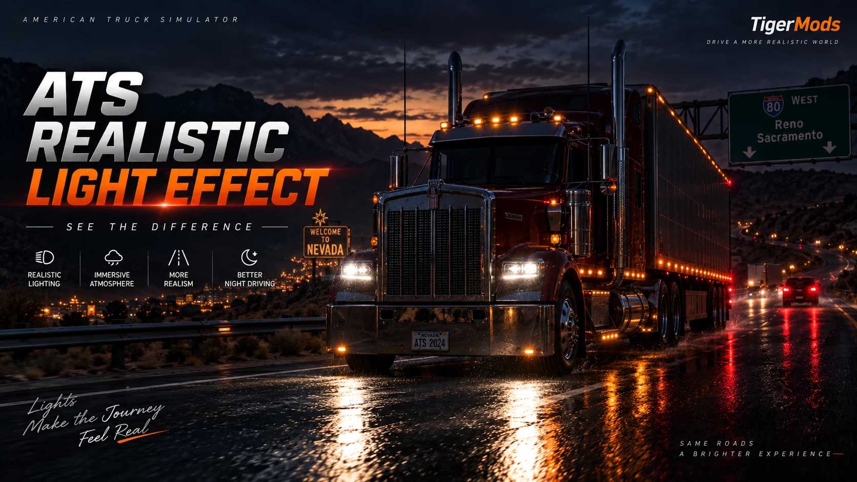 1.61 Realistic Light Effect v1.4.20 ATS