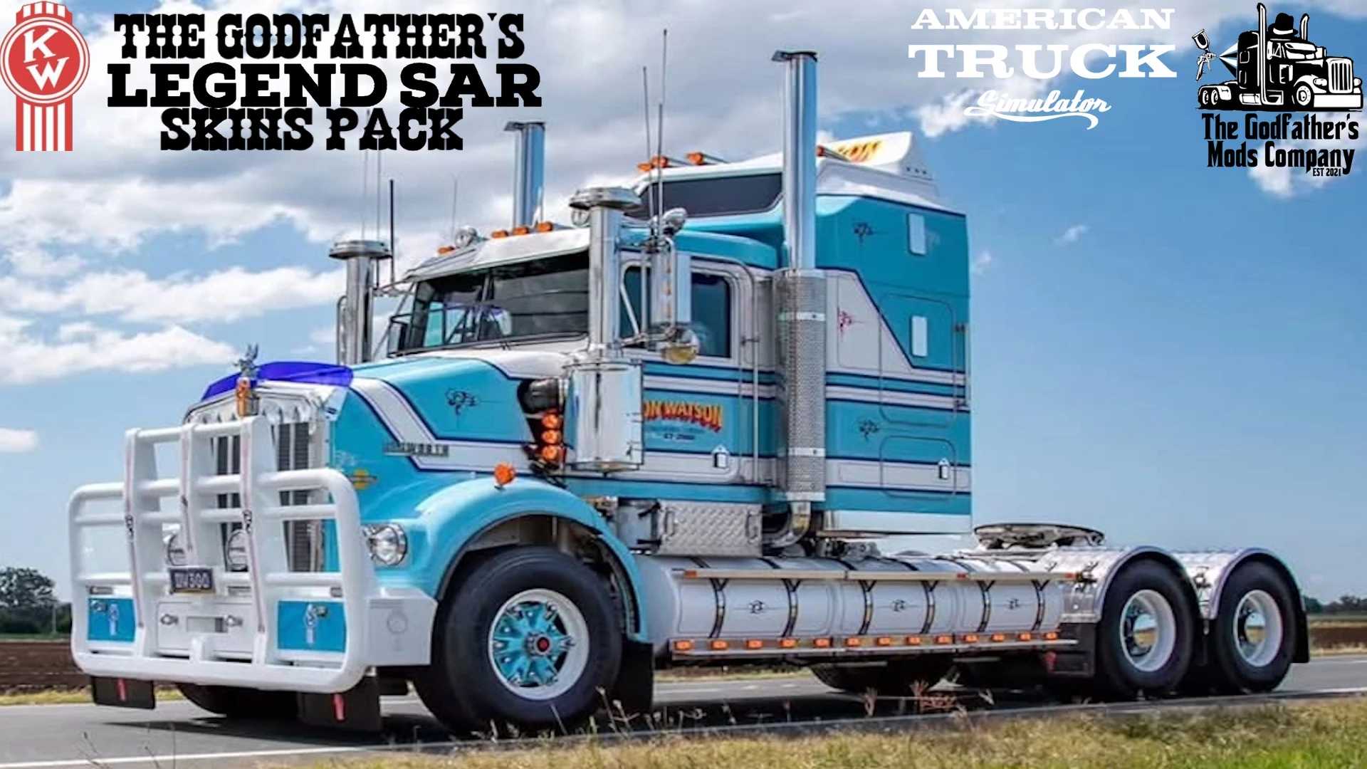 The Godfathers Kenworth Legend SAR Skins Pack v1.1 ATS