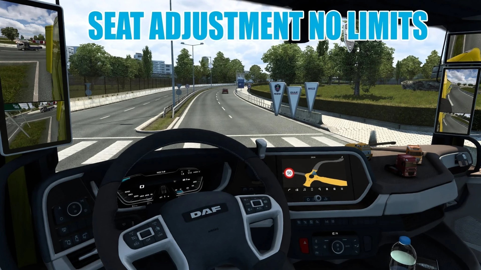Seat Adjustments No Limits v1.5 ETS2