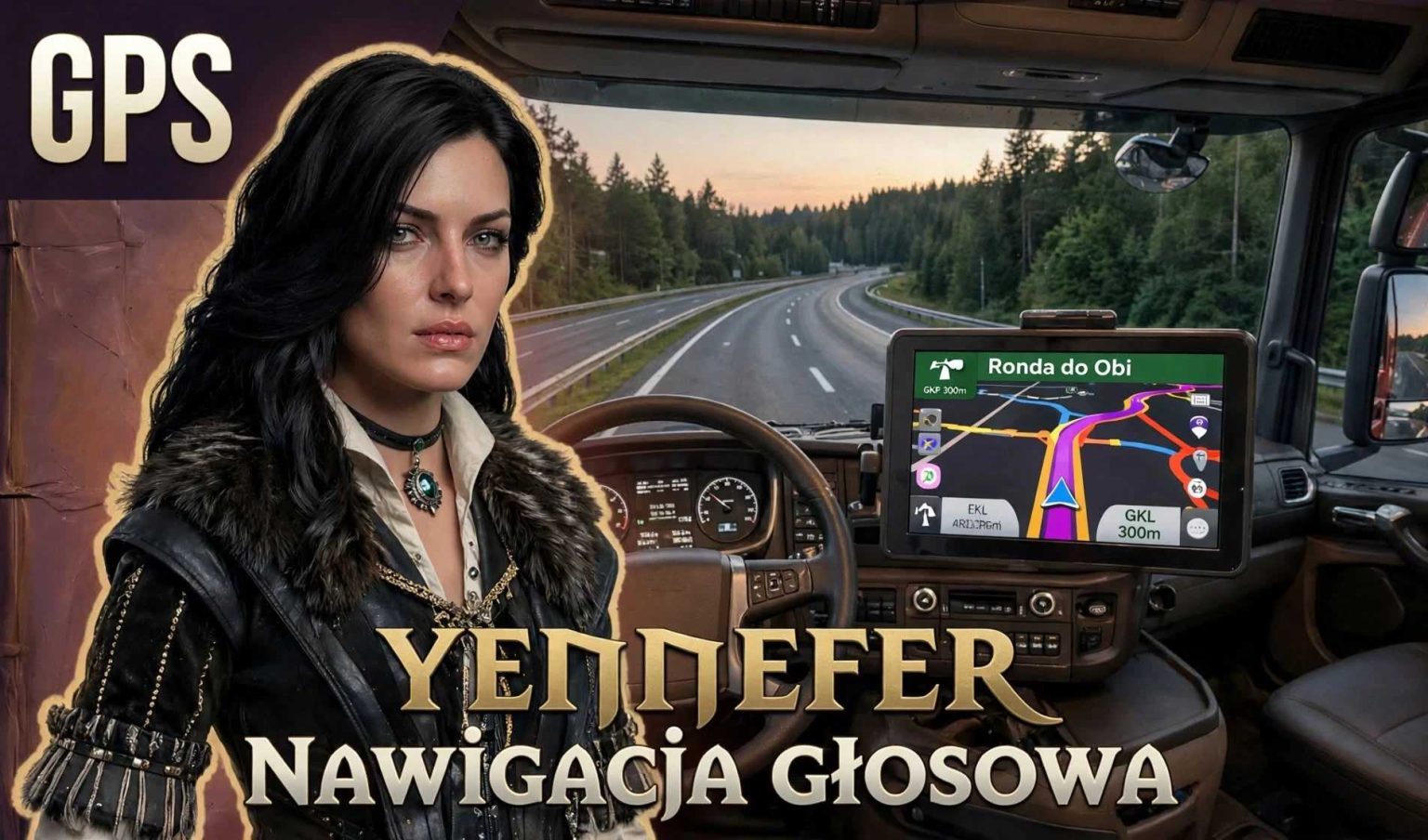 Yennefer GPS from Witcher v1.0 ETS2 - Euro Truck Simulator 2 Mods ...
